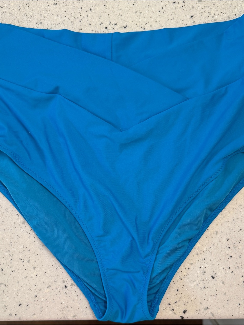 aerie High-Waist Bikini Bottom in Vibrant Blue